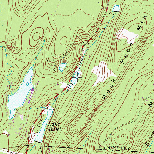 Topographic Map of Jays Pond, NJ