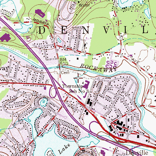 Topographic Map of Gardner Field, NJ