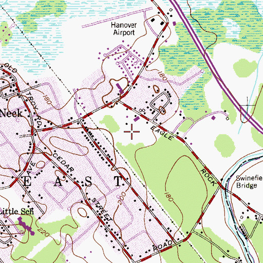 Topographic Map of Lurker Park, NJ