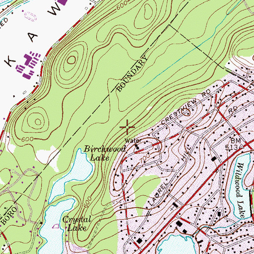 Topographic Map of Richard M Wilcox Park, NJ