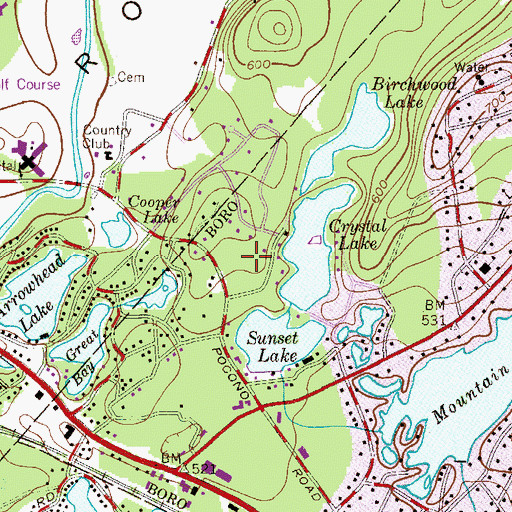 Topographic Map of Taft Memorial Field, NJ