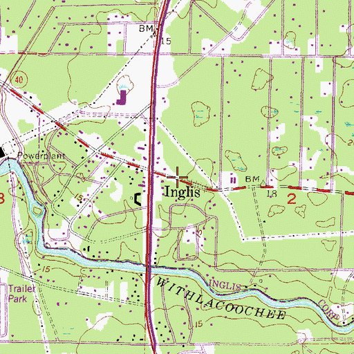 Topographic Map of New Beginnings Praise Tabernacle Church (historical), FL