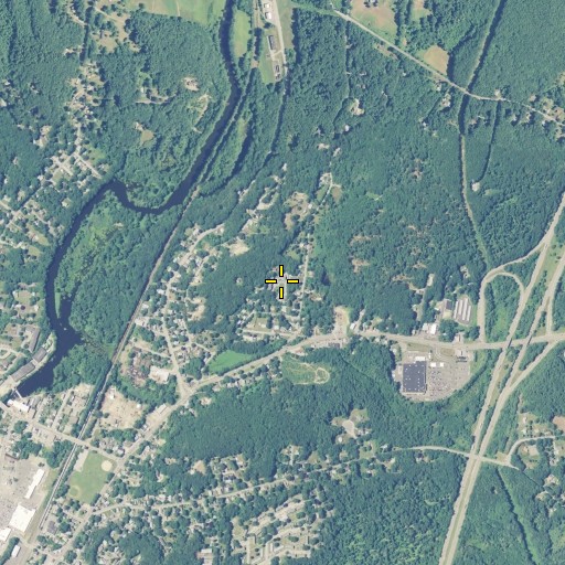 Aerial/Satellite Image of Bates Hill, CT