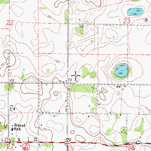 Topographic Map of Sumter Electric Cooperative Substation, FL