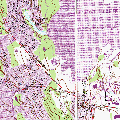 Topographic Map of Schuyler-Colfax Middle School, NJ