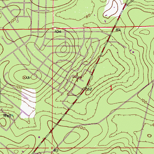 Topographic Map of Guardian Angel Christian Preschool, FL