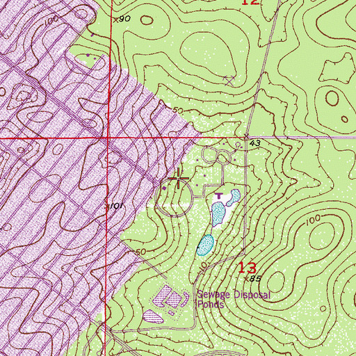 Topographic Map of Citrus County Sheriffs Office-Surveillance Unit, FL