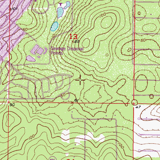 Topographic Map of Citrus Memorial Hospital Primary Care Clinic, FL