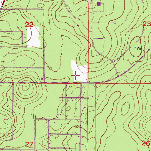Topographic Map of Unitarian Universalists Church, FL