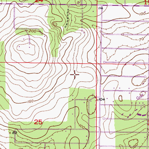 Topographic Map of Citrus Hills-Terra Vista Community Center, FL