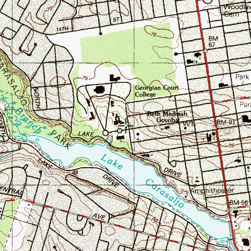 Topographic Map of Formal Garden, NJ