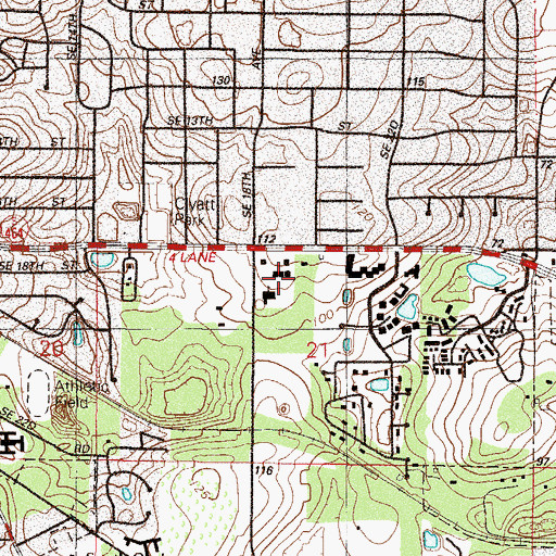 Topographic Map of The Church of Jesus Christ of Latter Day Saints, FL