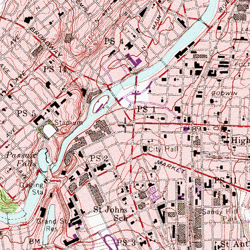 Topographic Map of Star of Hope Mission, NJ