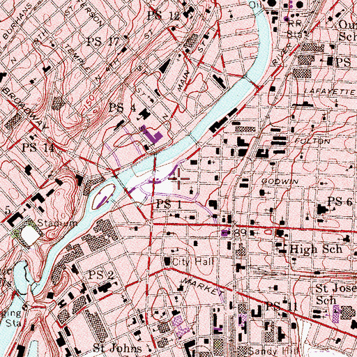 Topographic Map of New Christian Mission, NJ