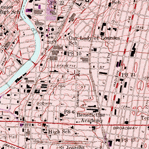 Topographic Map of Rigley's Park, NJ