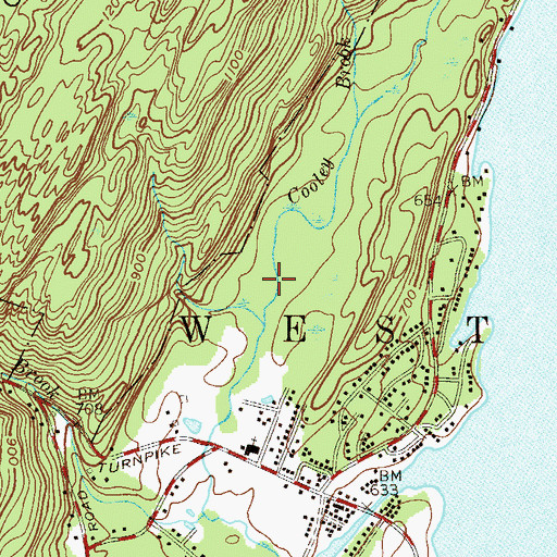 Topographic Map of San Cap County Park, NJ