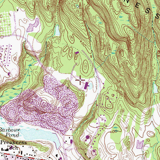 Topographic Map of Wayne McBride Executive Park, NJ