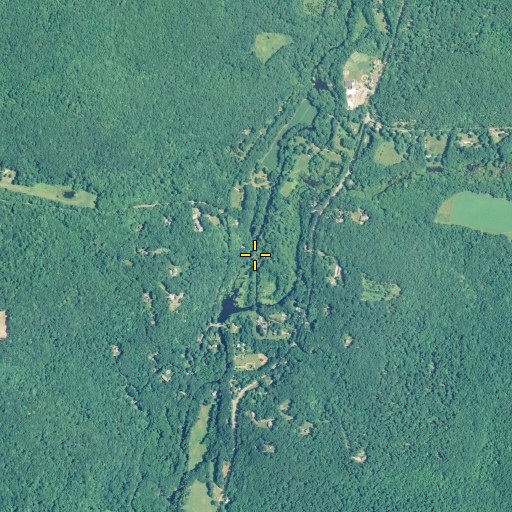 Aerial/Satellite Image of Beaver Brook, CT