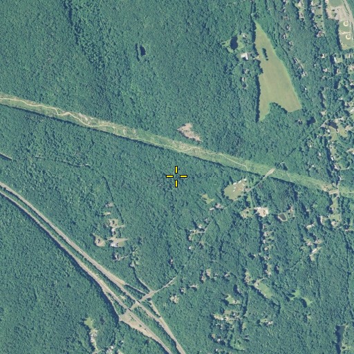 Aerial/Satellite Image of Beaver Meadow Brook, CT