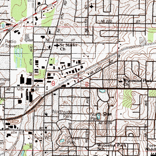 Topographic Map of Church of Family Ministries, FL