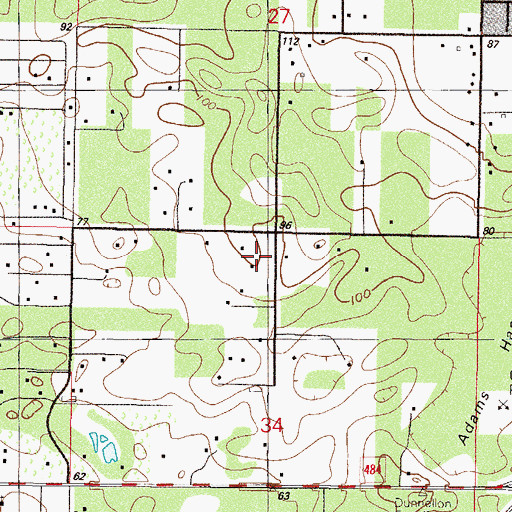 Topographic Map of Timber Ridge Community Center, FL