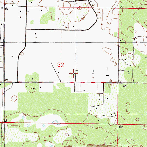 Topographic Map of First Christian Church of Dunnellon, FL