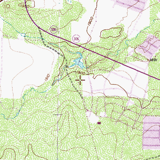 Topographic Map of The Church of Jesus Christ of Latter Day Saints, TX