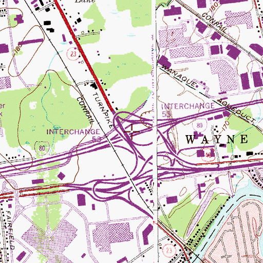 Topographic Map of Interchange53, NJ