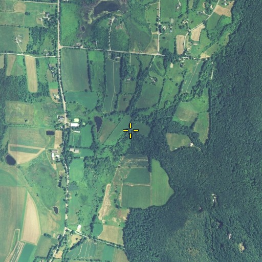 Aerial/Satellite Image of Beebe Brook, CT