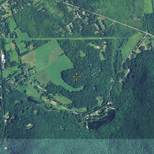 Aerial/Satellite Image of Beebe Hill, CT