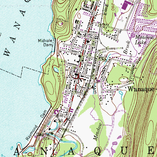 Topographic Map of His Word Ministries, NJ