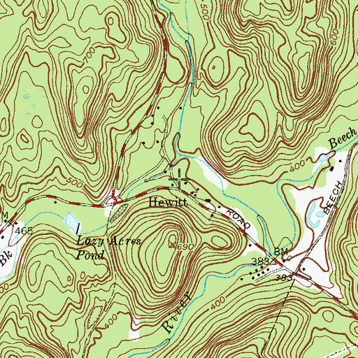 Topographic Map of West Milford Township School Number 5 (historical), NJ