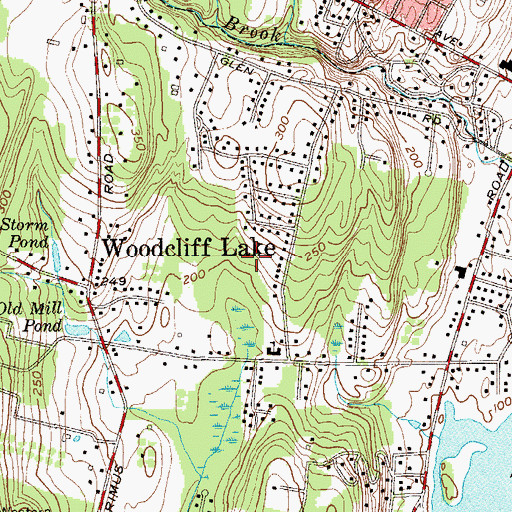Topographic Map of Dorchester Elementary School, NJ