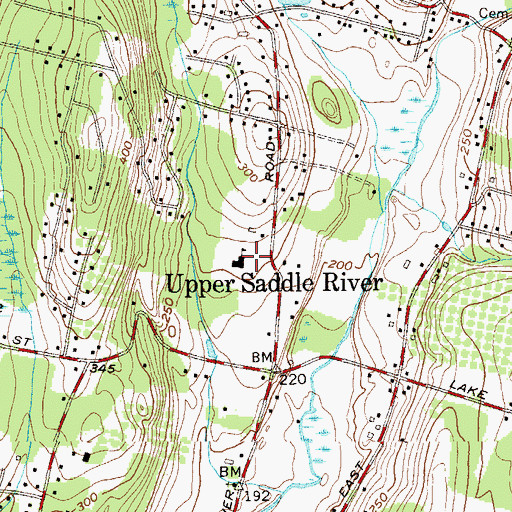 Topographic Map of Edith A Bogert Elementary School, NJ