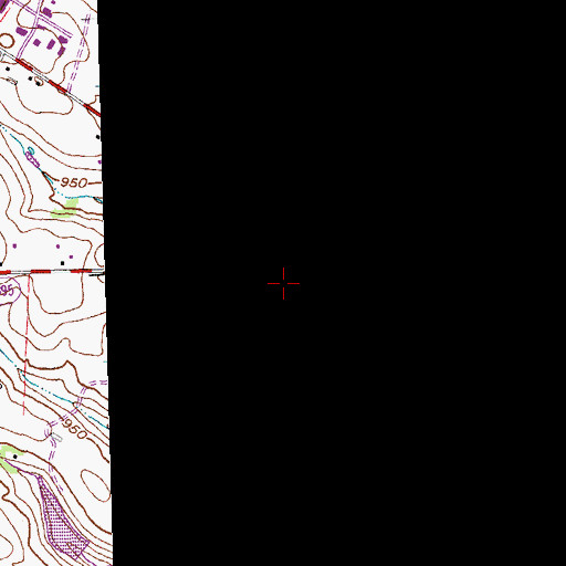 Topographic Map of Athens Elementary School, KY