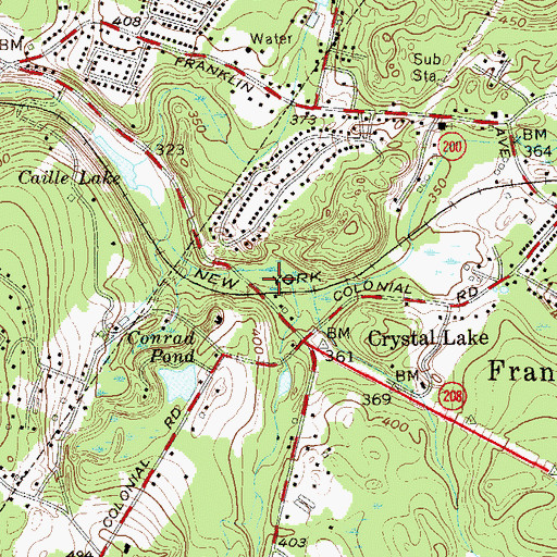 Topographic Map of Interchange 59, NJ
