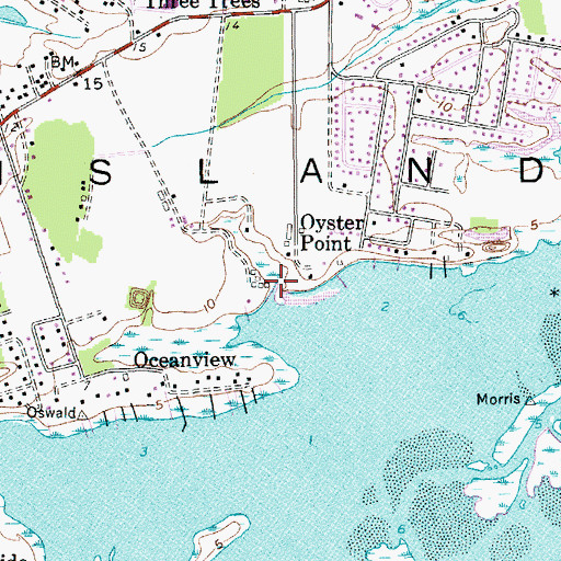 Topographic Map of Downs Creek, SC