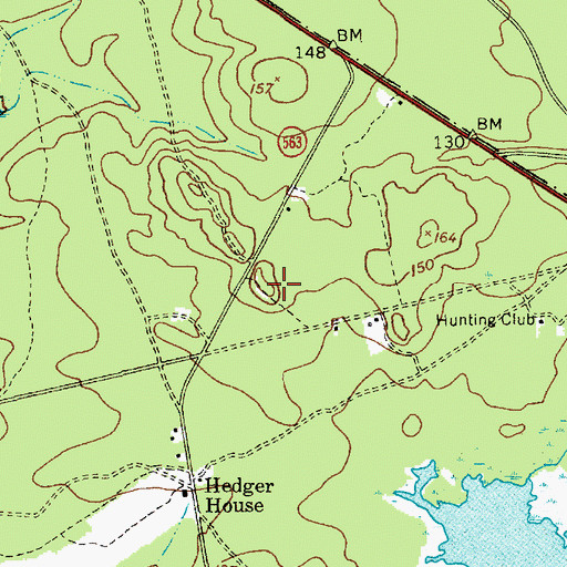 Topographic Map of Comcast Communications Tower, NJ