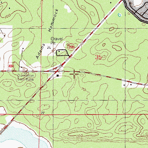 Topographic Map of Christian Life Assembly of God, FL