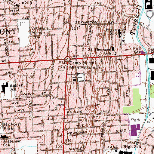 Topographic Map of Good Shepherd Alliance Church, NJ