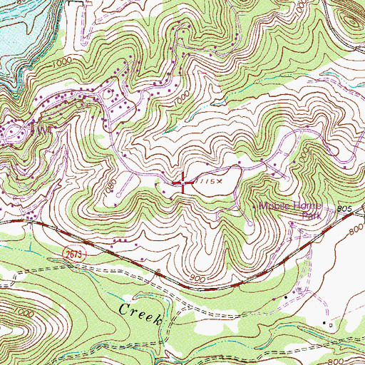 Topographic Map of Canyon Lake Fire and Emergency Medical Service Station 4, TX