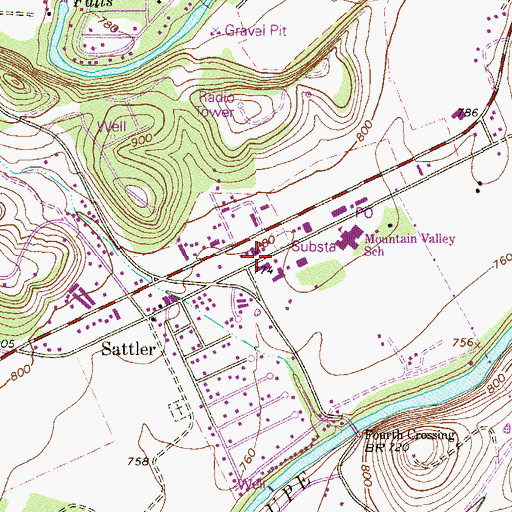 Topographic Map of Canyon Lake Fire and Emergency Medical Service Headquarters, TX