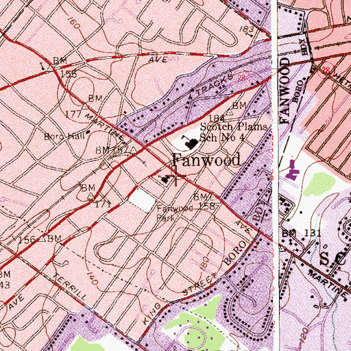 Topographic Map of Westminster Preschool, NJ