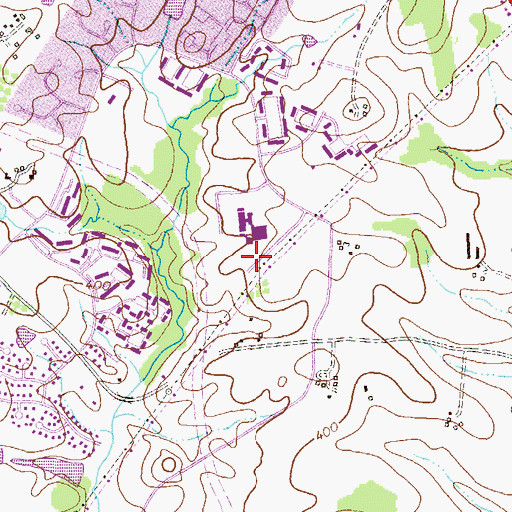 Topographic Map of Long Reach Interfaith Center, MD