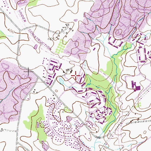 Topographic Map of Howard County Fire Department Station 9, MD