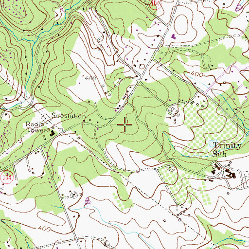 Topographic Map of Ilchester Elementary School, MD