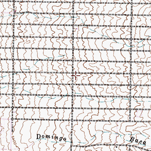 Topographic Map of Desert Ridge Middle School, NM