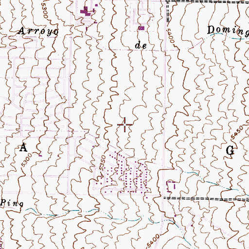 Topographic Map of Loma del Norte Park, NM