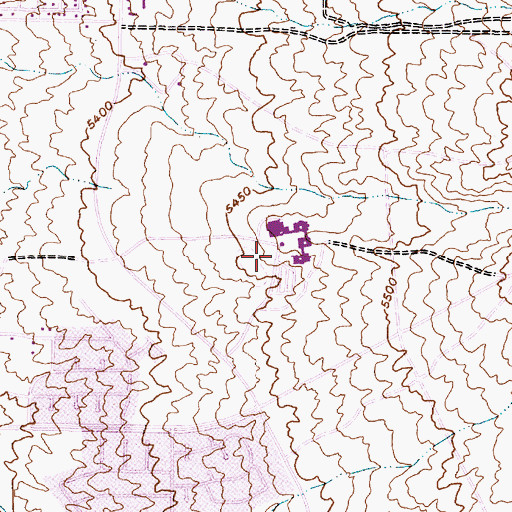 Topographic Map of Albuquerque Academy, NM