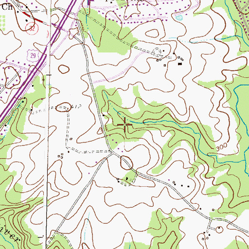 Topographic Map of Howard County Fire Department Station 10, MD